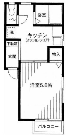 荏原中延駅 徒歩6分 1階の物件間取画像